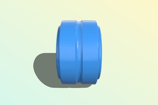 Yoke Bearing created in PARTsolutions | 3d print model
