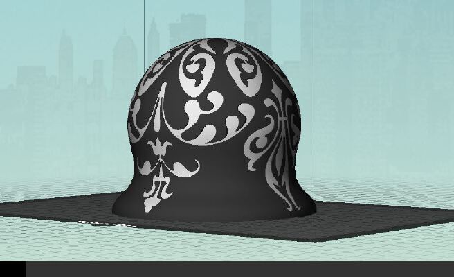 Filigree Lamp Shade - Dual | 3d print model