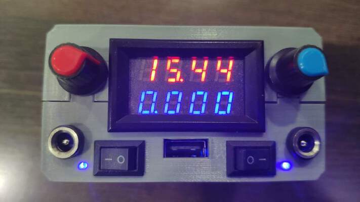 Portable DC Power Bank + QC3.0 + LED Module | 3d print model