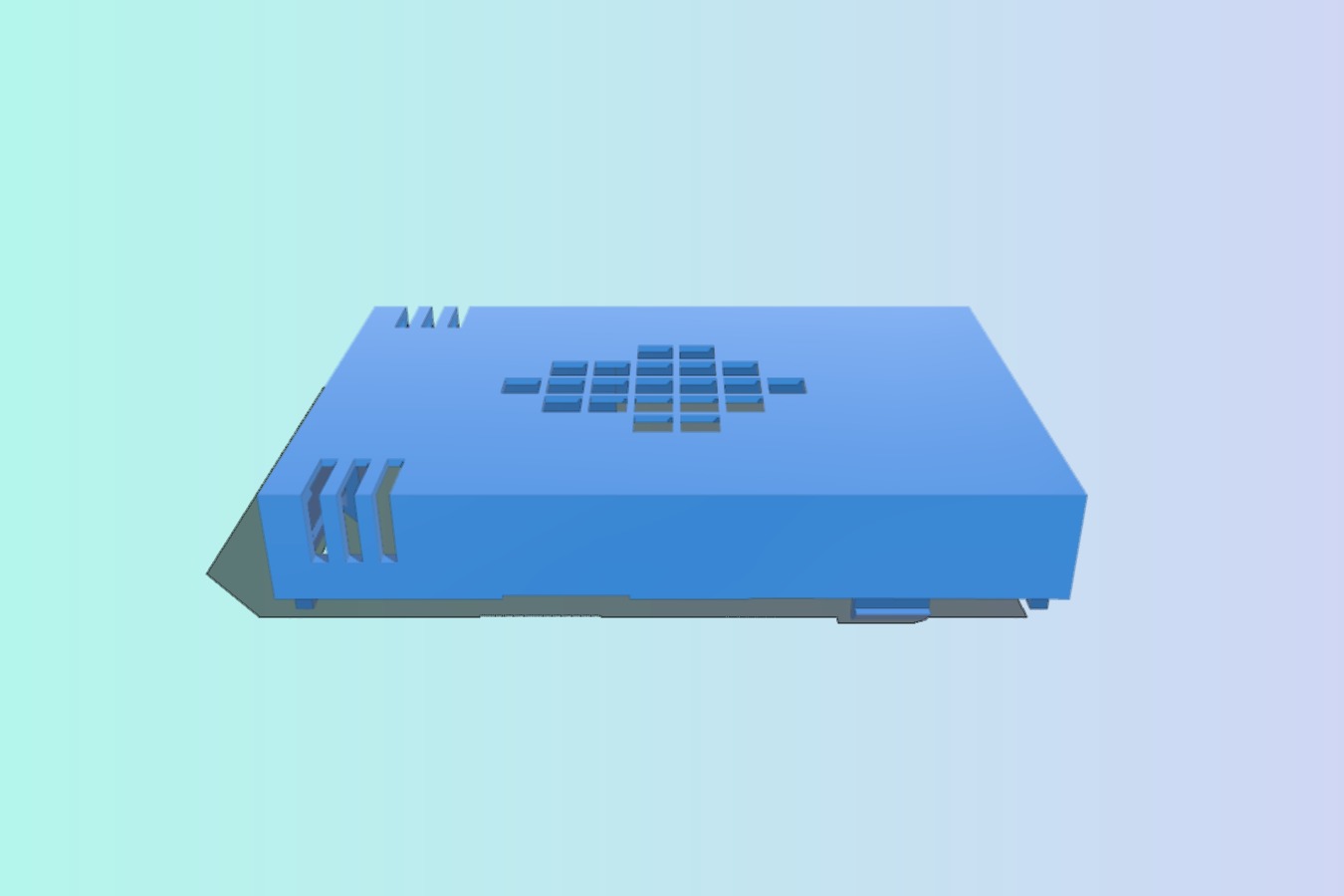 Raspberry PI Model B+ case - with fan_vents