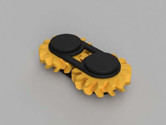 Geared Spinner - Fidget Toy | 3d print model