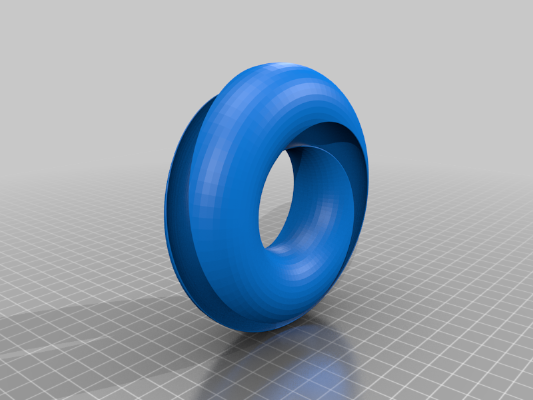 Bearing Captured in Möbius (Mobius) Cut | 3d print model
