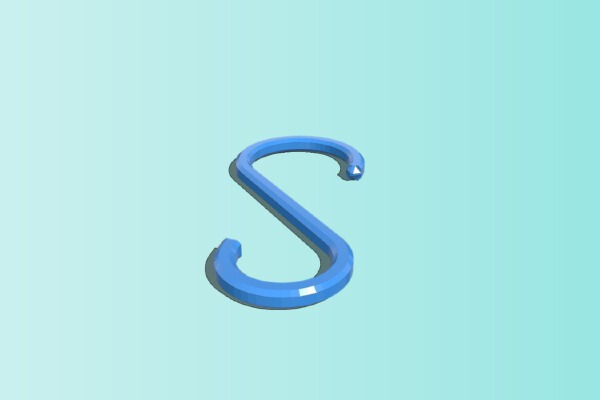 Printable hook for christmas decorations | 3d print model