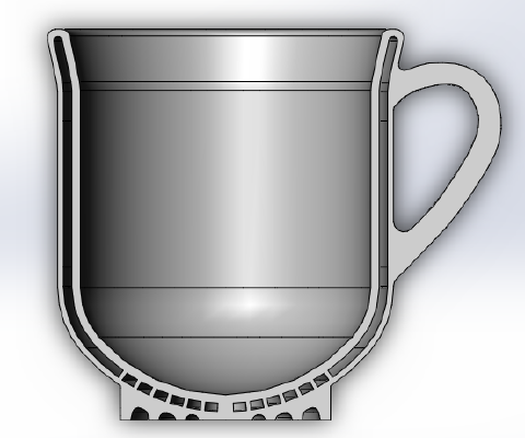 Thermo mug - darth vader variation | 3d print model