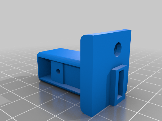 Hypercube Evolution XY carriage (NO Brass inserts needed and less rod play version) | 3d print model