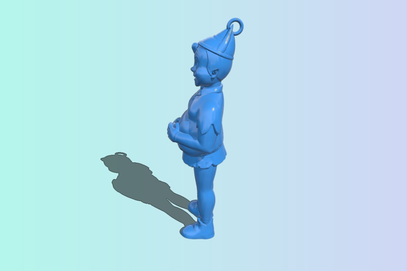 Leaf man keychain