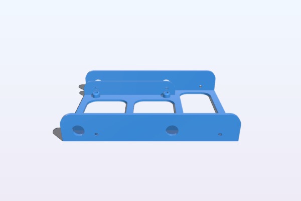 2.5" to 3.5" HDD Adapter | 3d print model