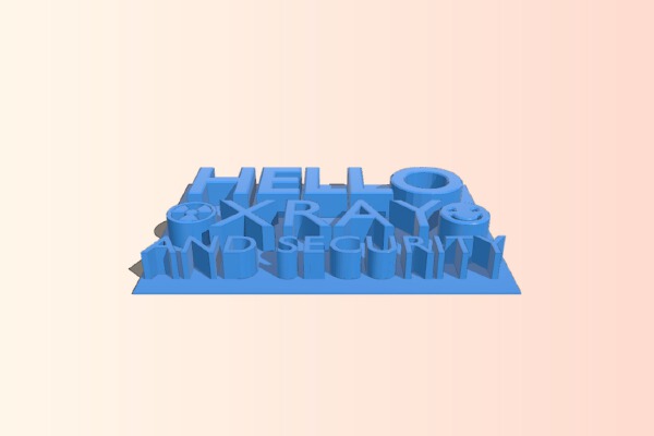Laptop HDD_SSD 2.5'' dummy for airport X-Ray check | 3d print model