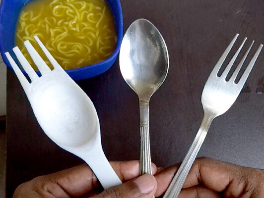 FORK + RAMEN SPOON | 3d print model