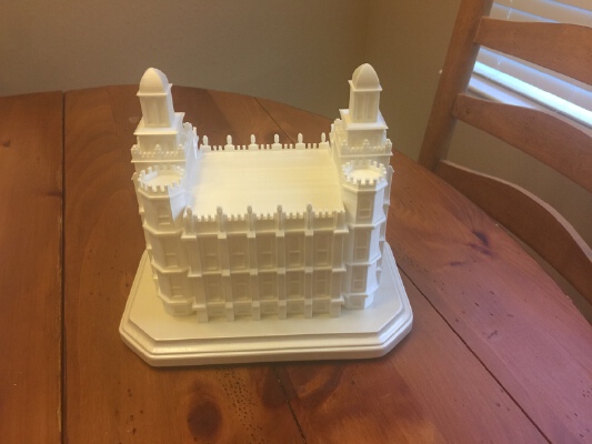 Logan Temple, Internal Lighting, Remix | 3d print model