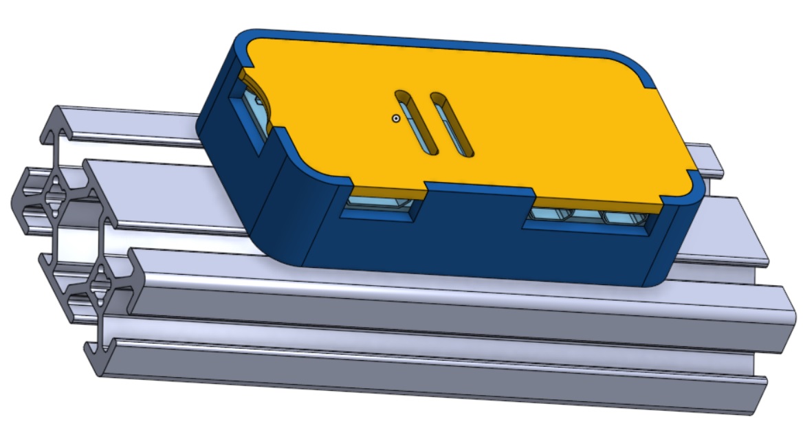 Pi Zero case for 2040 Extrusion (CR-10)