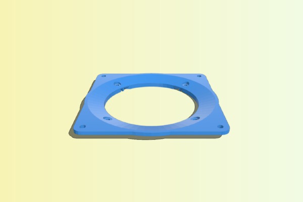 AMD wraith spire 120mm adapter | 3d print model