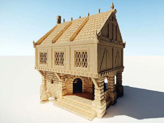 Ulvheim Small Merchant House | 3d print model