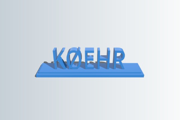 Yet Another Ham Callsign Plaque (YAHCP) | 3d print model