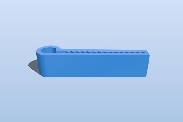 Hairpin style clip (parametric) | 3d print model