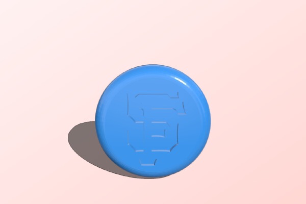 San Francisco Giants Logo Cufflinks | 3d print model