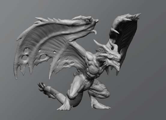 Flame drake | 3d print model