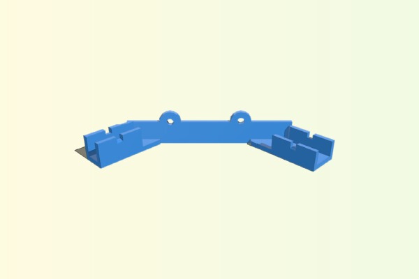 QAV180 X8R Antenna Mount Rear | 3d print model