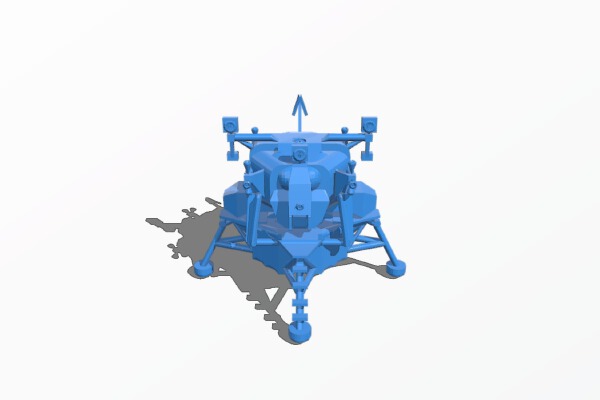 Apollo lunar module | 3d print model