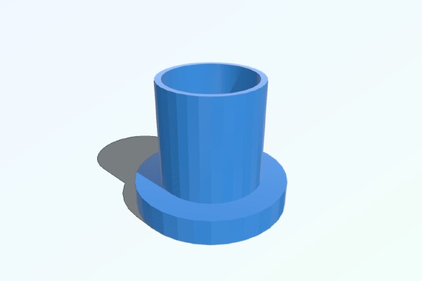 1_4 inch rod to 608zz bearing adapter | 3d print model