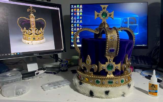 St Edwards' Crown - 21cm Diameter | 3d print model
