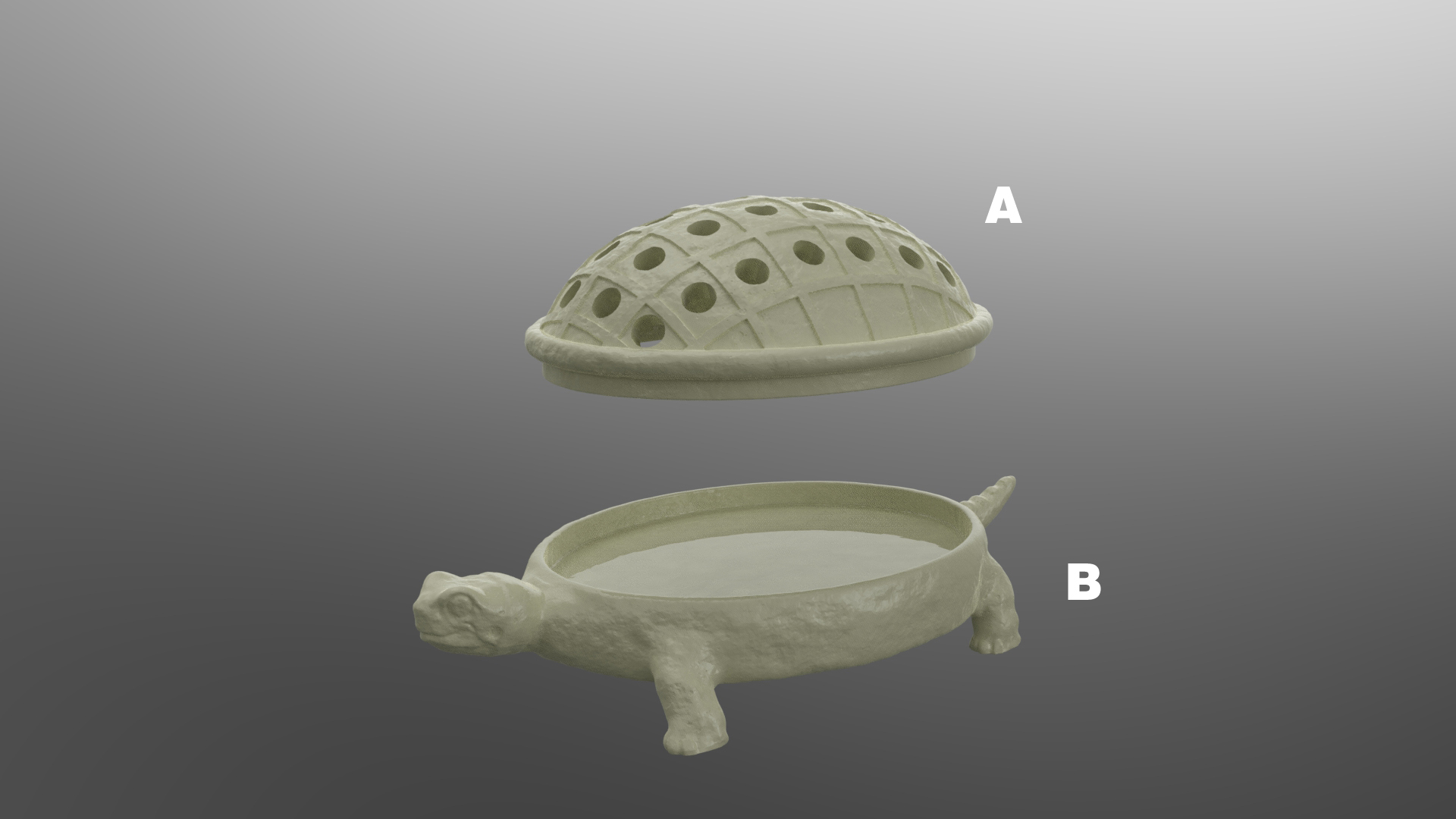 turtle soap tray
