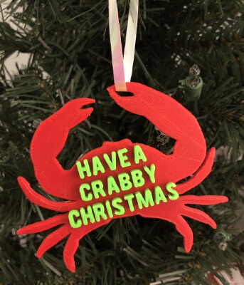 Crab ornament | 3d print model