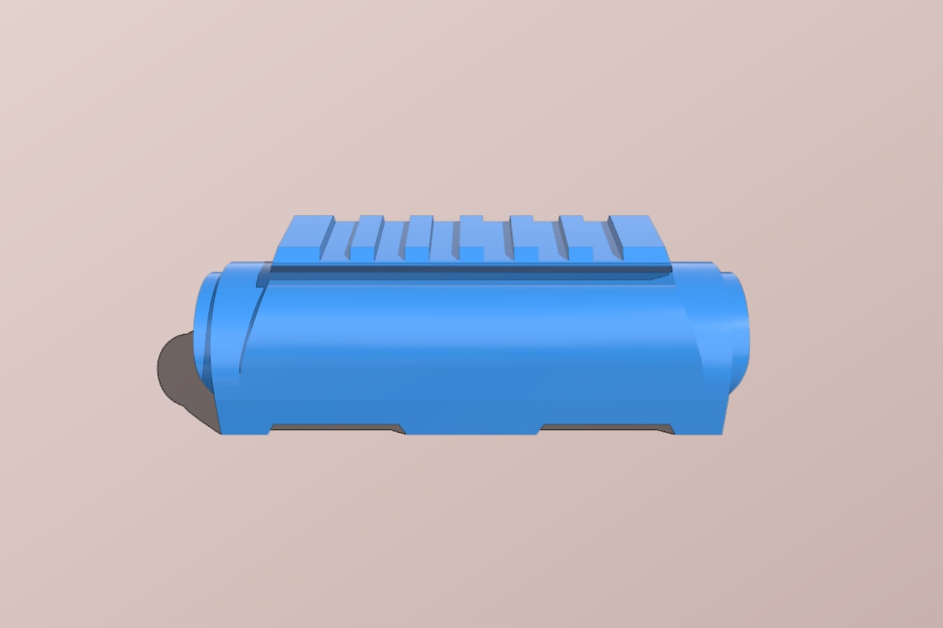 Railed (high-profile) Handguard for AK74u (Cyma)