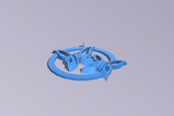 Butterfly Pendant | 3d print model