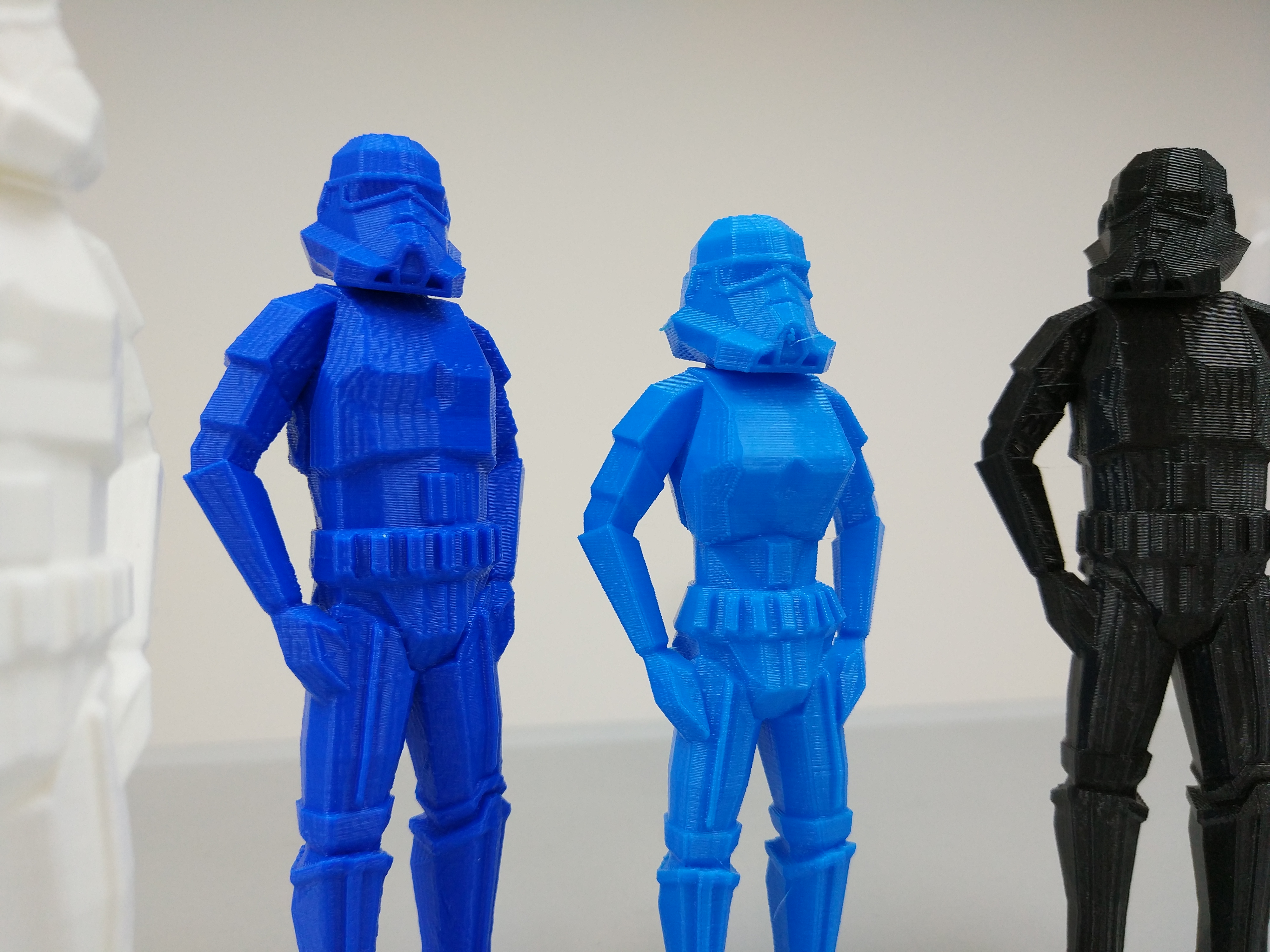 female stormtrooper lowpoly