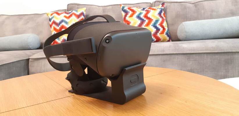 Oculus Quest stand (compact) | 3d print model