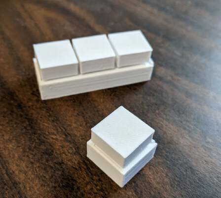 Enclosure for 6mm tactile button switch | 3d print model