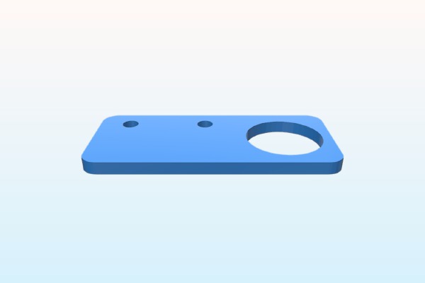 Proximity sensor mount for Ord bot Hadron (autoleveling) | 3d print model