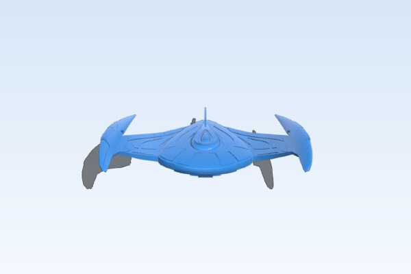 Star Trek - Enterprise Romulan Bird of Prey | 3d print model
