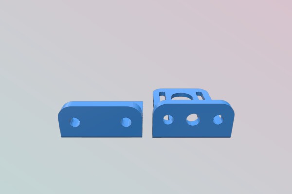 Geeetech A10 BLTouch Mount | 3d print model