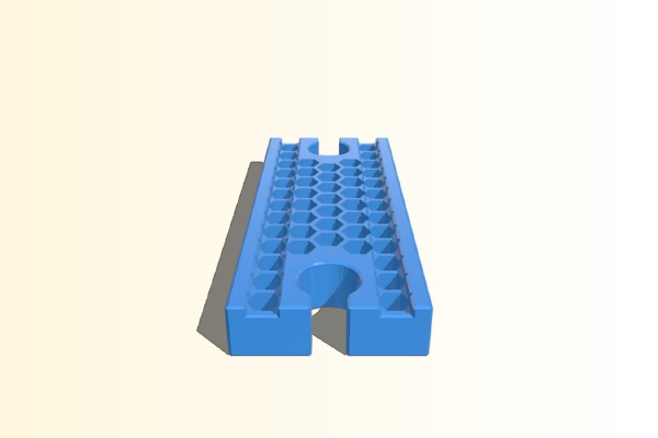 Remix of my Toy Train Track but light weight | 3d print model