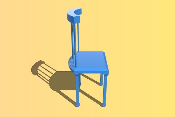 Kitchen Chair | 3d print model