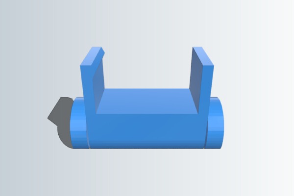 My Customized Captive Customizeable Cable Holder | 3d print model