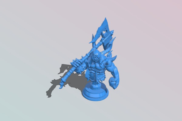Bust Orc Executioner – Lord of War Miniatures | 3d print model
