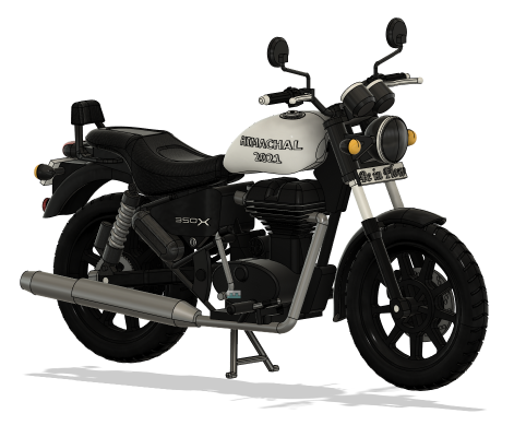 Royal Enfield Thunderbird 350x | 3d print model