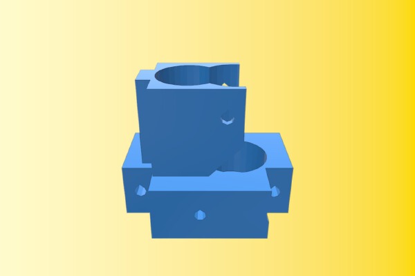 Mendel DC Extruder | 3d print model