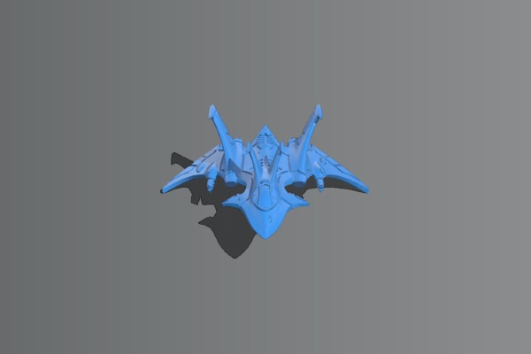 Crimson hunter Ship | 3d print model
