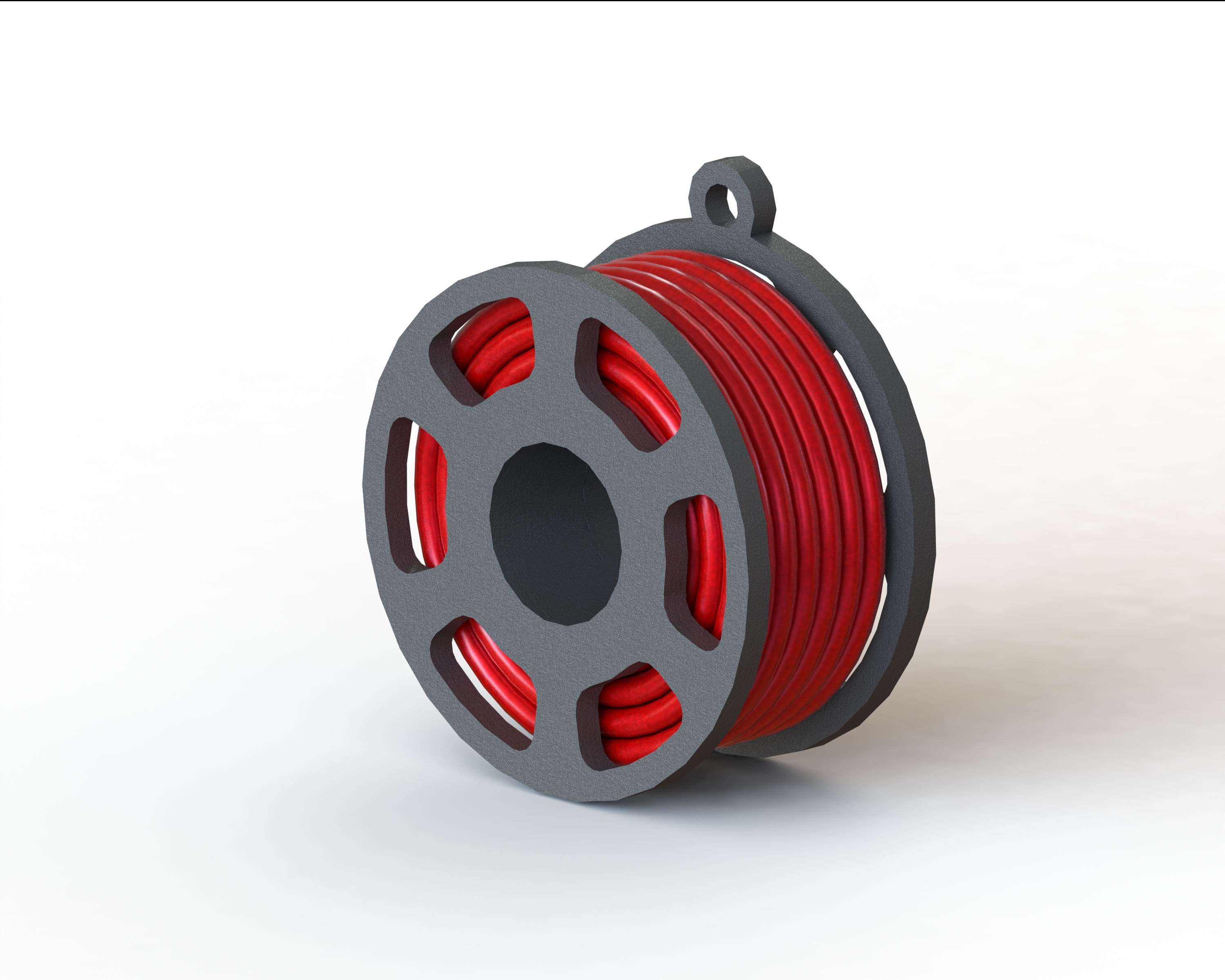 Keychains "coil with filament"