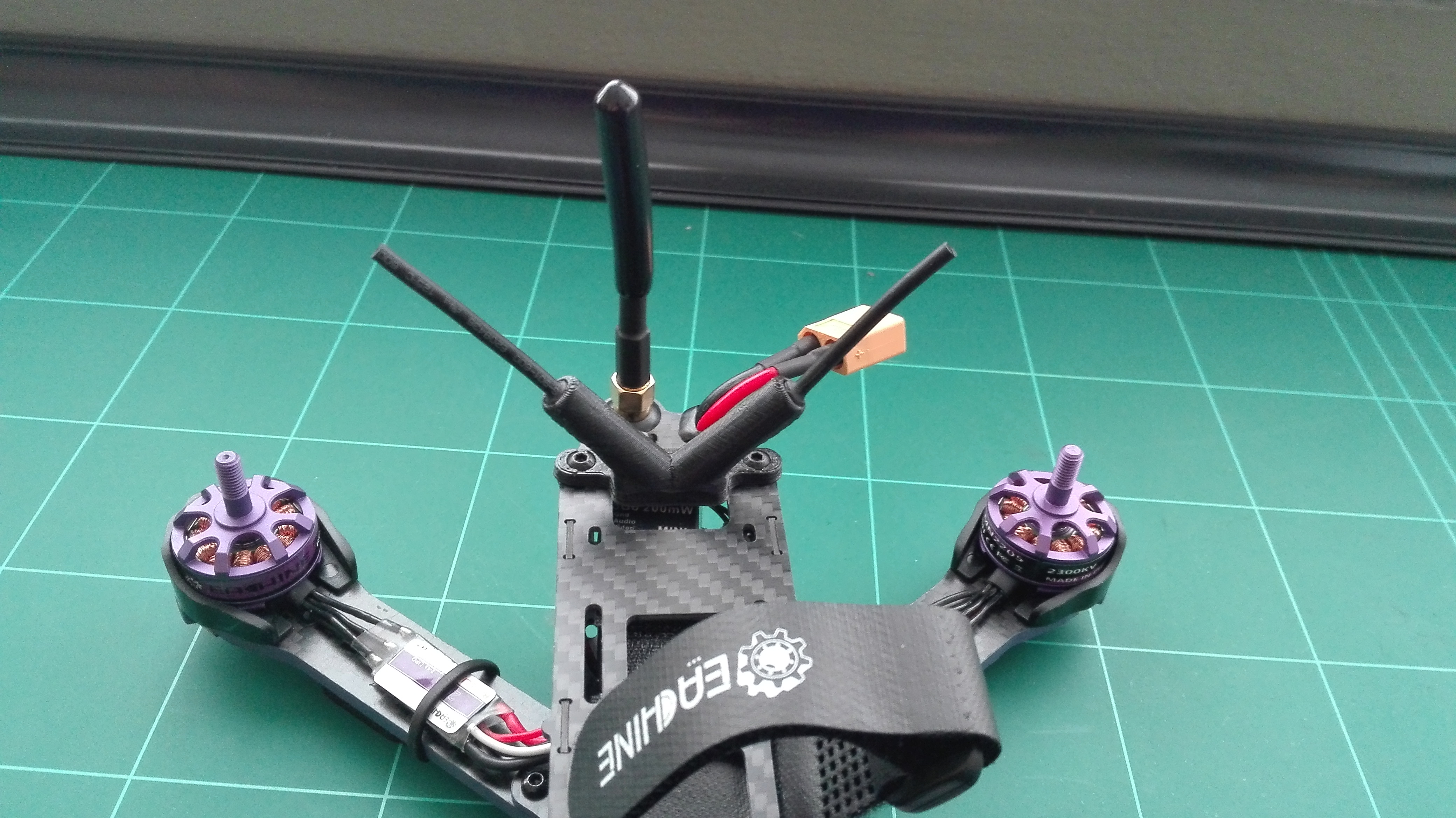 Wizard X220 antenna receiver mount 90º