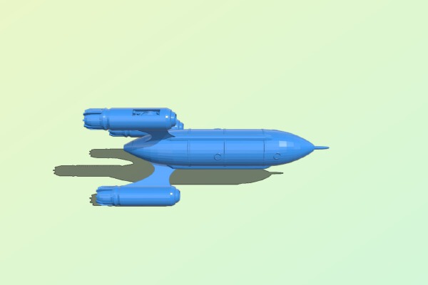 Fast rocket | 3d print model