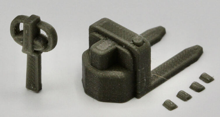 Miniature Pallets and Electric Jack | 3d print model