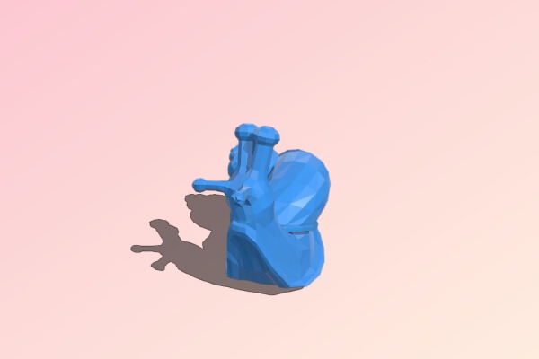 Snail low poly | 3d print model