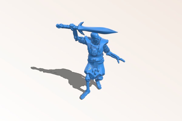 Skeleton gladiator | 3d print model