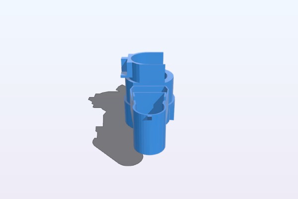 Nerf Strongarm Attachment Friendly Front End | 3d print model