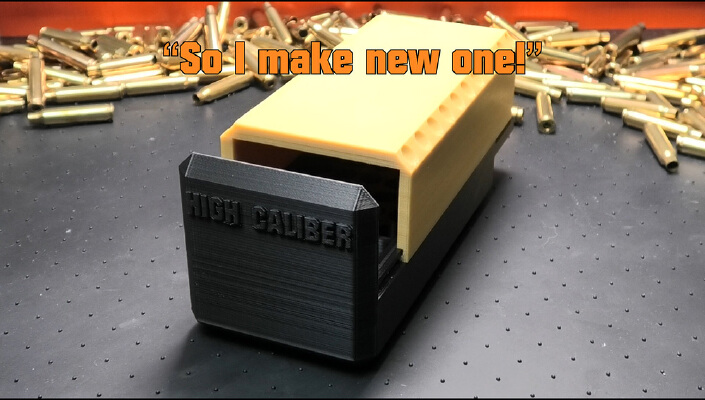 223 Remington 50 round ammo case. | 3d print model